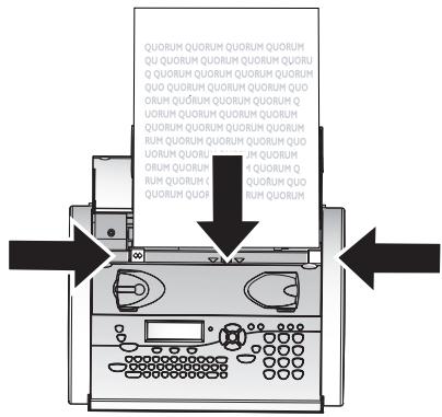 SAGEM PHONEFAX 37TS - Insérer les documents - 4