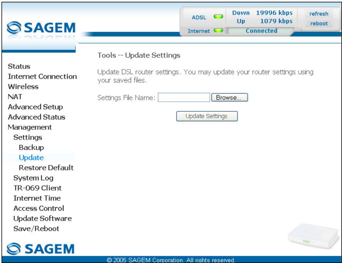 SAGEM FAST 2440 - Backup - 5