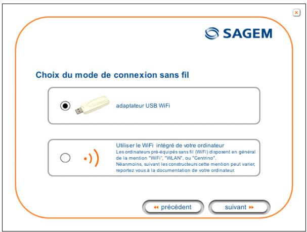 SAGEM FAST 2440 - Installation par l'interface wi-fi - 1