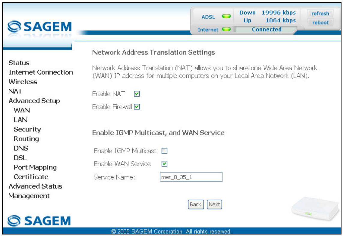 SAGEM FAST 2440 - PPP over ethernet (pppoe) - 5