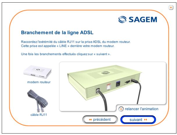 SAGEM FAST 2440 - Installation et configuration de votre routeur sur le port USB de votre ordinateur - 4