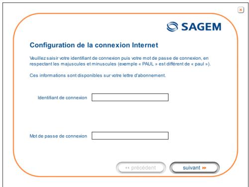 SAGEM FAST 2444 - Installation sur le port ethernet - 2