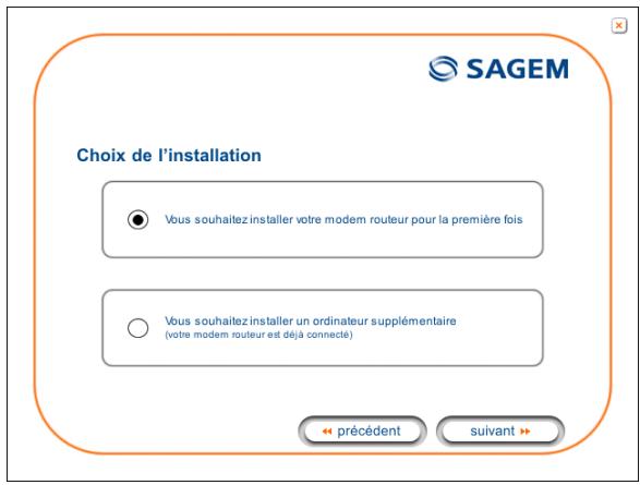 SAGEM FAST 2444 - Installation à PARTIR du cd-rom - 3