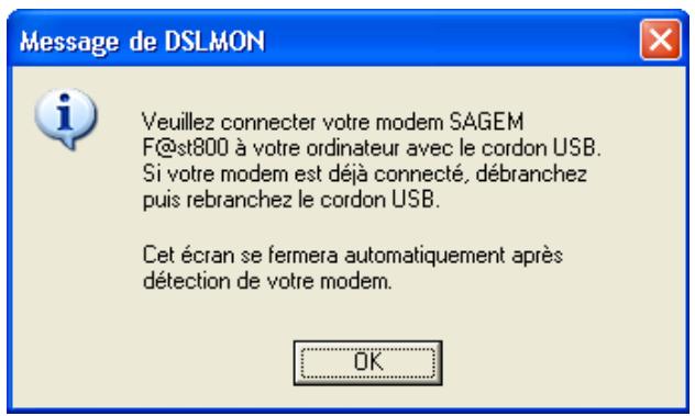 SAGEM FAST 800 - Installation du SAGEM F@st™ 800 - 4