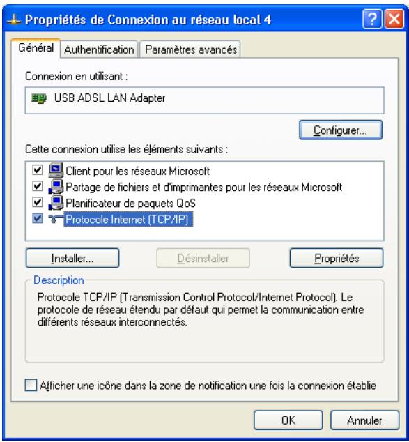 SAGEM FAST 800 - En mode RFC 1483 Routé (LLC ou VCMUX) - 4