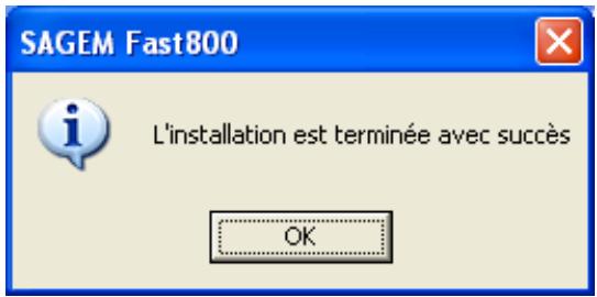 SAGEM FAST 800 - Installation du SAGEM F@st™ 800 - 5