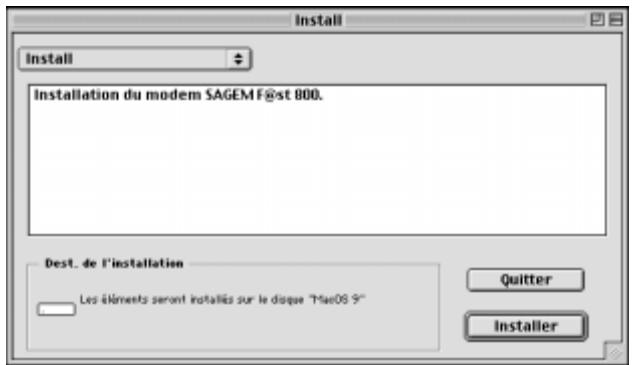 SAGEM FAST 800 - Installation du SAGEM F@st™ 800 - 2