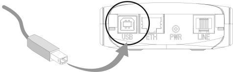 SAGEM FAST 948 - Vous choisissez d'utiliser l'interface USB : - 6