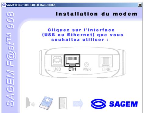 SAGEM FAST 948 - Installez le CD-ROM d'installation - 1