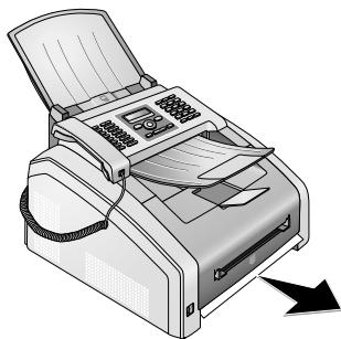 SAGEM FAX 4560 - Remédier au bourrage PAPIER dans la cassette à papier/l'introduction de PAPIER - 2