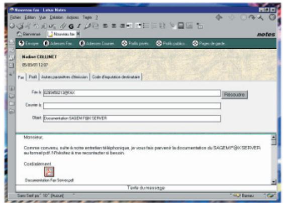 SAGEM FAX SERVER - Des services fax complémentaires - 1