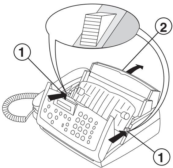 SAGEM PHILIPS MAGIC - Nettoyage du galet d'impression - 1