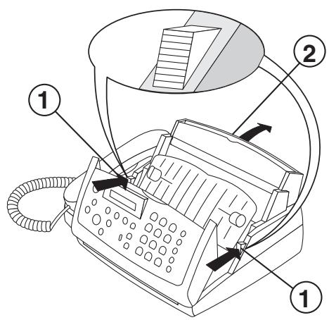 SAGEM PHILIPS MAGIC - Retrait du film encreur - 1