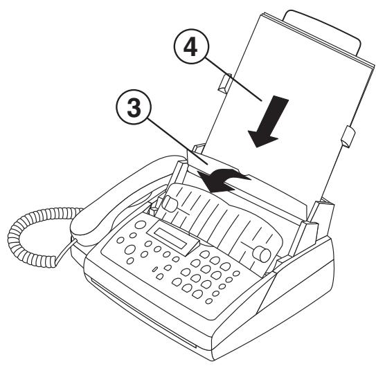 SAGEM PHILIPS MAGIC - Mise en place du papier - 4
