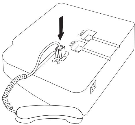 SAGEM PHILIPS MAGIC - Raccordement du combiné au télécopieur - 1