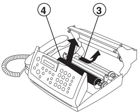 SAGEM PHILIPS MAGIC - Retrait du film encreur - 2