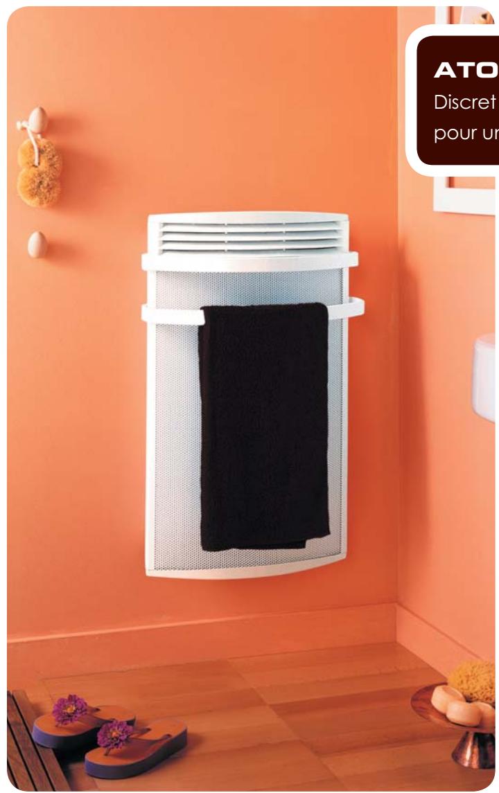 SAUTER CATALOGUE CHAUFFAGE 2009-2010 - Rayonnant sèche-serviettes programmable - 8