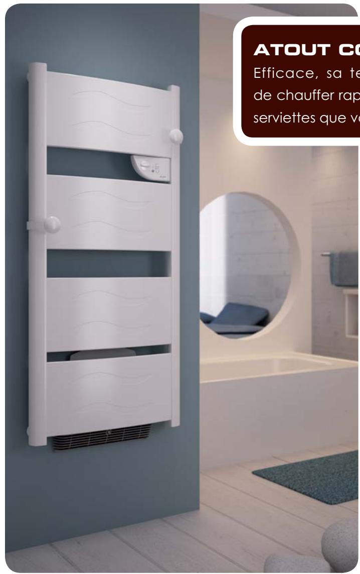 SAUTER CATALOGUE CHAUFFAGE 2009-2010 - Radiateur sèche-serviettes aluminium programmable avec ou sans ventilateur - 2