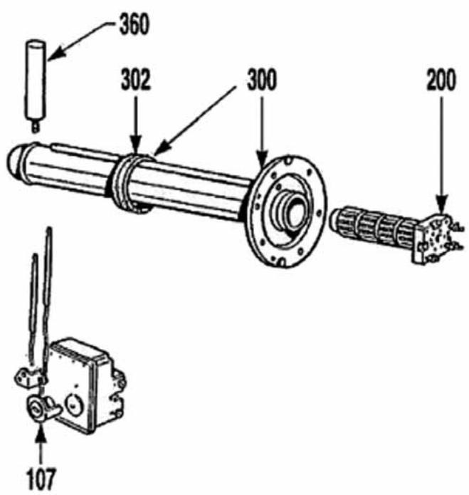 SAUTER PIECES DETACHEES CATALOGUE CHAUFFE-EAU - Stéatite monophase - 2