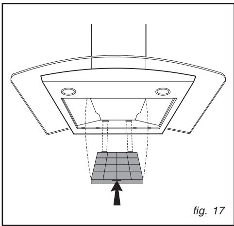 SAUTER SHD 976 X - - Démontage du filtre à charbon (fig. 17) - 2
