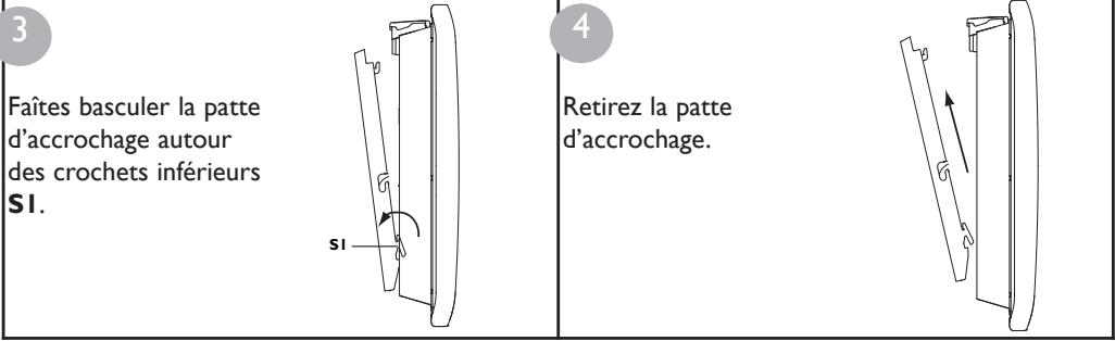 SAUTER OLIVINE - DEVERROUILLER LA PATTE D'ACCCROCHAGE DE L'APPAREIL - 2