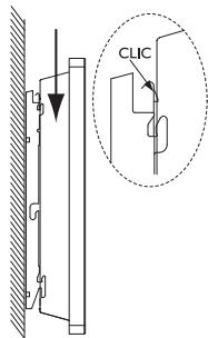 SAUTER OLIVINE - HET APPARAAT OP HET BEVESTIGINGSYSTEM OPHANGEN - 6