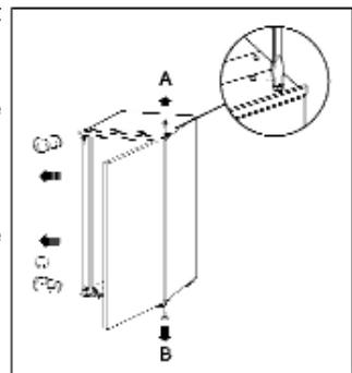 SAUTER SLA222 - OMBYTNING AF ÅBNING AF LÄGEN - 2