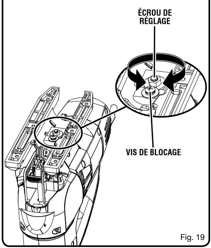 RYOBI JS550L - Reglage du LEVIER de verrouilage de la BASE - 2