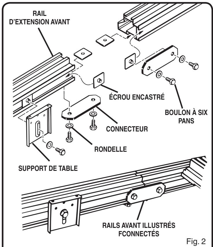 RYOBI 4730300 - Fixation du RAIL d'extension arrière - 1