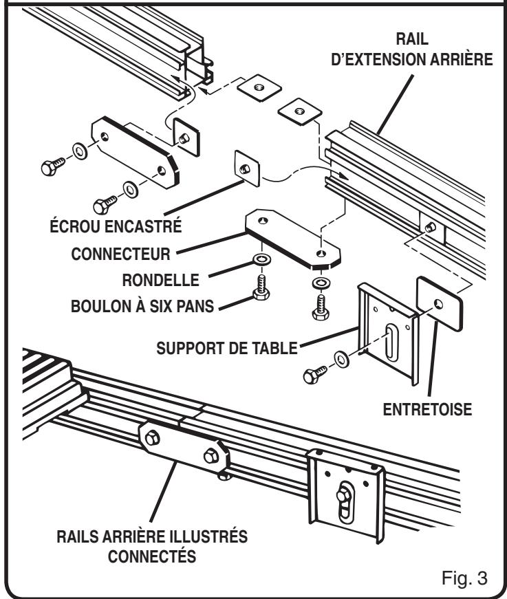 RYOBI 4730300 - Fixation du RAIL d'extension arrière - 2