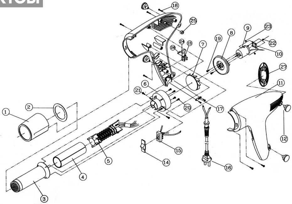 RYOBI AG30 - 1