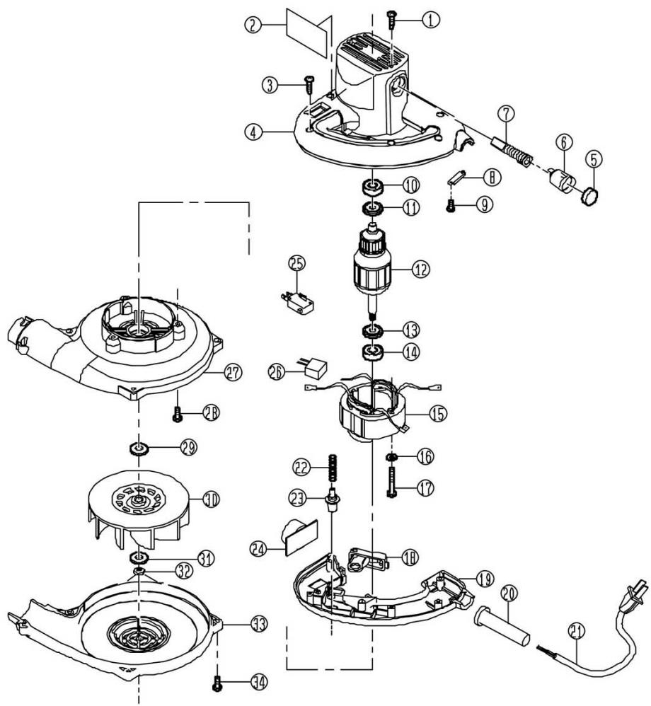 RYOBI BL3500V - 1