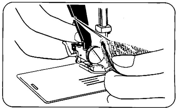 TOSHIBA 4070 - Couture d'un echantillon - 4