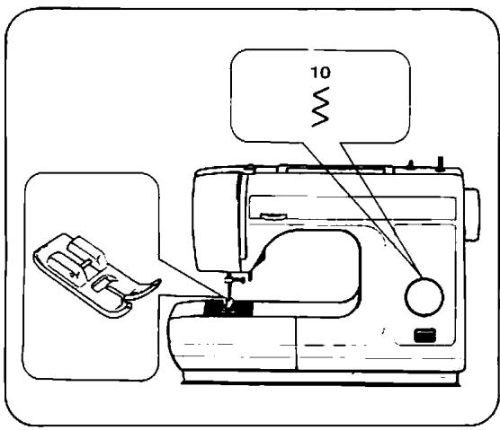 TOSHIBA 4070 - Couture d'un echantillon - 6