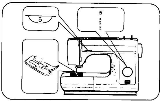 TOSHIBA 4070 - Couture d'un echantillon - 1