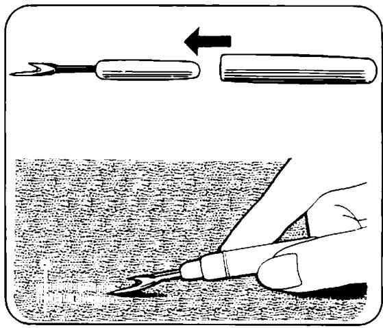 TOSHIBA 4070 - Ouverture des boutonnières - 1