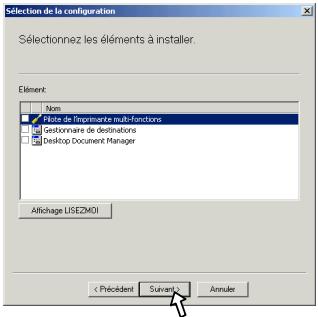 TOSHIBA E-STUDIO120 - Installation sous Windows 98/Me/2000 (interface USB) - 3