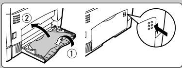 TOSHIBA E-STUDIO120 - Ouvrez le bypass et bascules l'extension du plateau. - 5