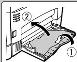 TOSHIBA E-STUDIO150 - Ouvrez le bypass et bascules l'extension du plateau. - 5