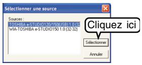 TOSHIBA E-STUDIO150 - Utiliser TOSHIBA TWAIN - 2