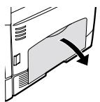 TOSHIBA E-STUDIO150 - Ouvrez le bypass et bascules l'extension du plateau. - 1