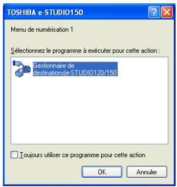 TOSHIBA E-STUDIO150 - Tout sur le Gestionnaire d'evénements Windows (Event Manager) et les événements de numérisation sous Windows 98, Windows Me, Windows 2000 et Windows XP. - 2