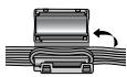 TOSHIBA SD-V57HTSC - Remarque importante à propos du noyau de Ferrite - 2
