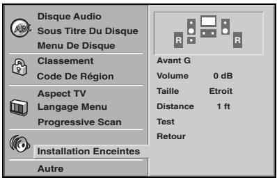 TOSHIBA SD-V57HTSC - Réglage des haut-parleurs - 1
