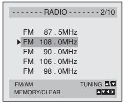 TOSHIBA SD-V57HTSC - Préréglé les stations radio - 2