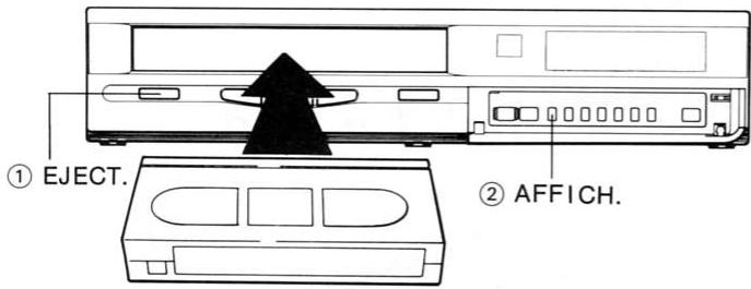 TOSHIBA V-110F - CASSETTE VIDEO (INSERTION/EJECTION) - 1