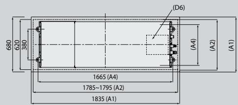 680 620 380 (D6) (A4) (A2) (A1) 1665 (A4) 1785~1795 (A2) 1835 (A1)