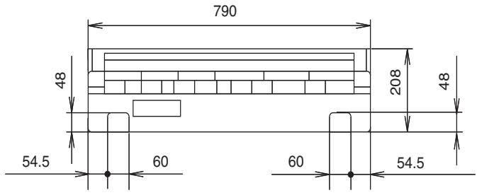 TOSHIBA MMD-AP0071SPH > 0181SPH - Données dimensionnelles - 2