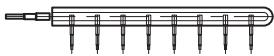 TOSHIBA MMD-AP0181H > 0961H - Raccord Y et distributeurs - 2