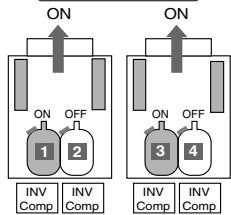 TOSHIBA MMD-AP0181H > 0961H - De cette façon, tous les groupes compresseur fonctionnent de façon identique. - 1